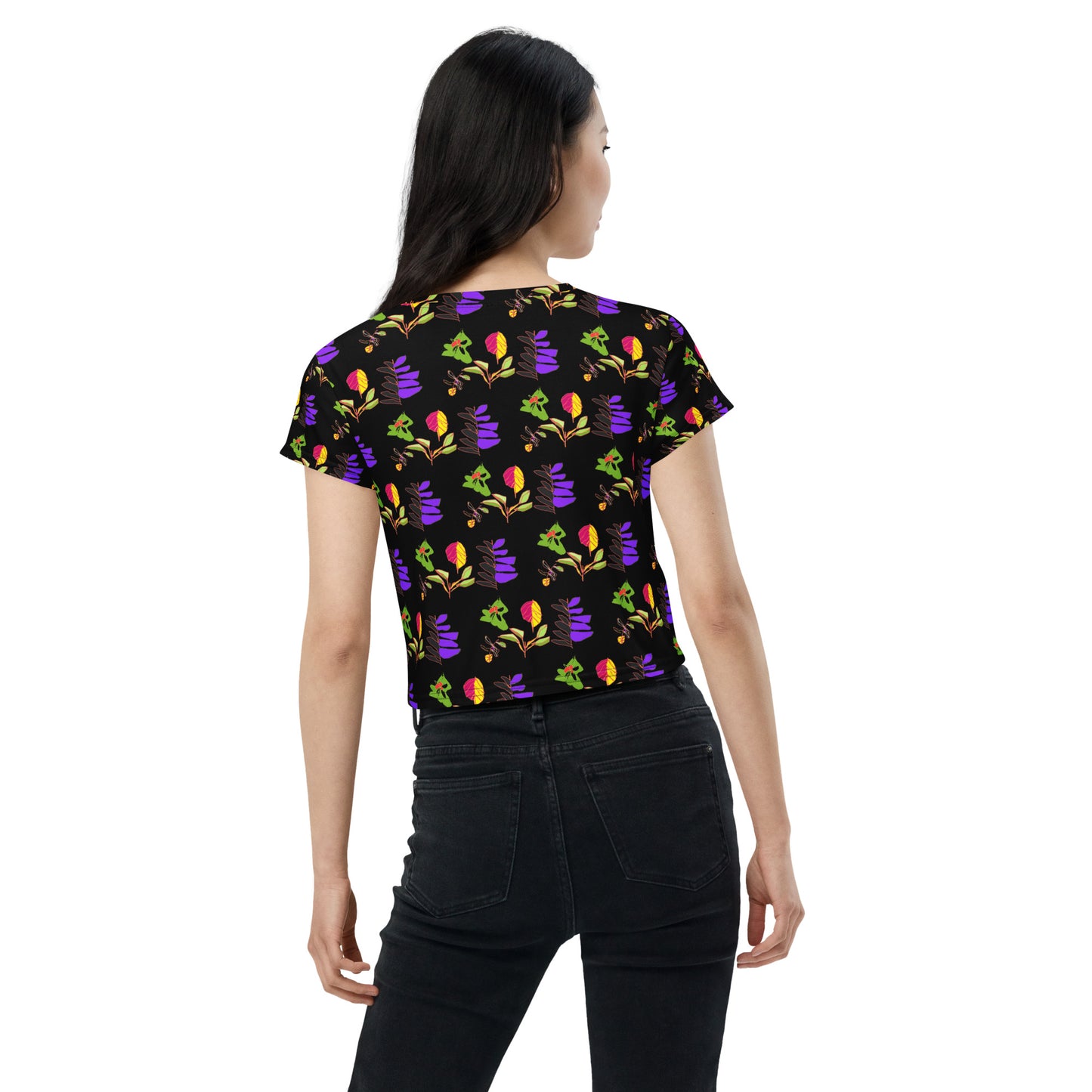 All-over cropped t-shirt