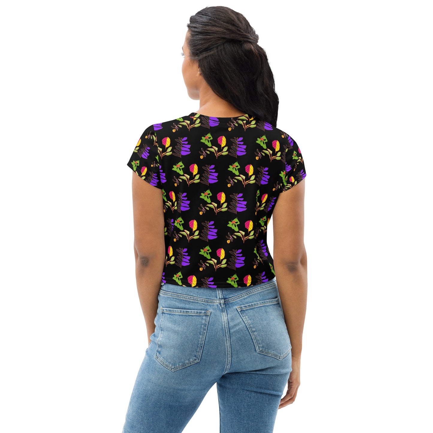 All-over cropped t-shirt