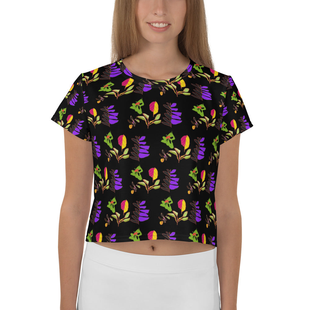 All-over cropped t-shirt