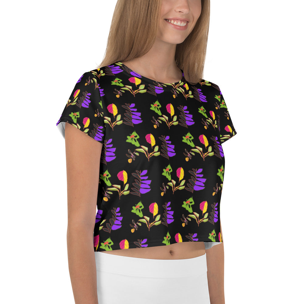 All-over cropped t-shirt