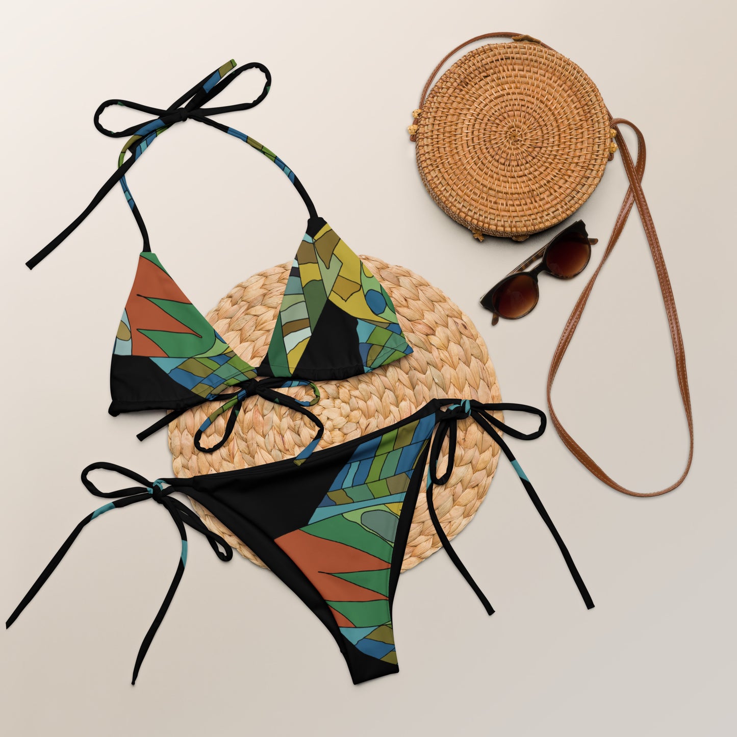 Bikini de triángulo reciclado