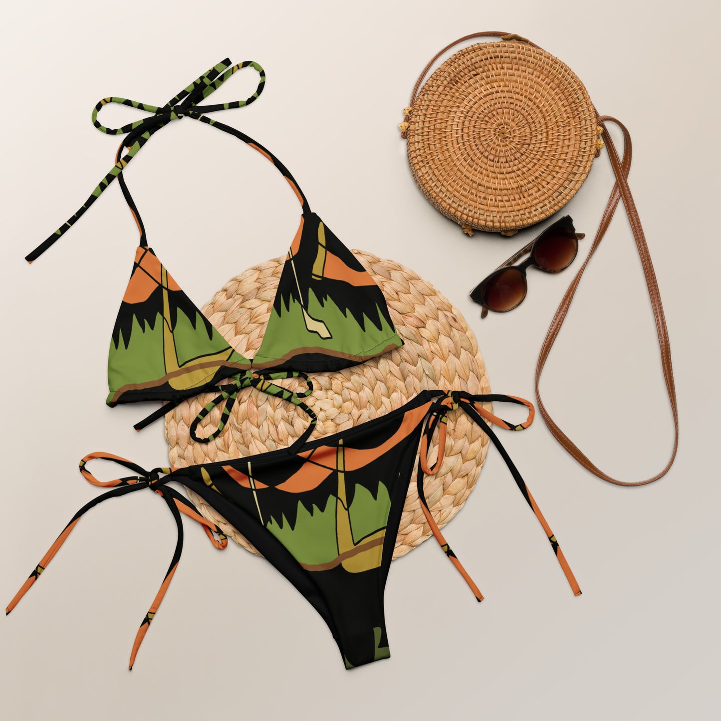 Bikini de triángulo reciclado