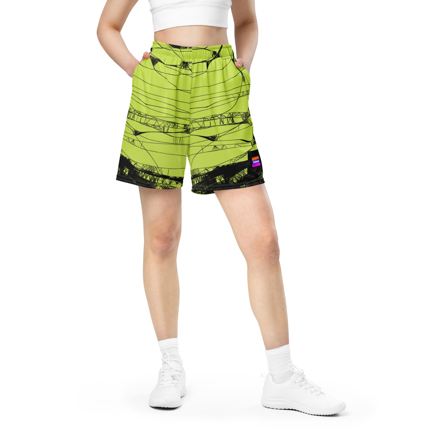 Shorts de malla unisex