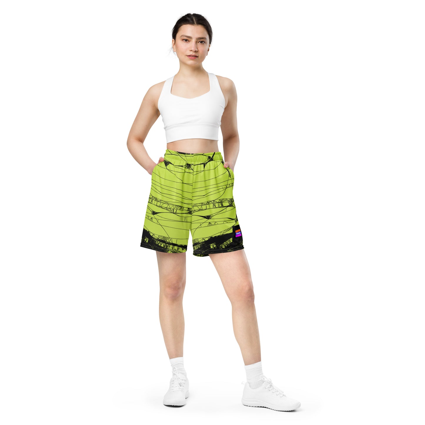 Shorts de malla unisex