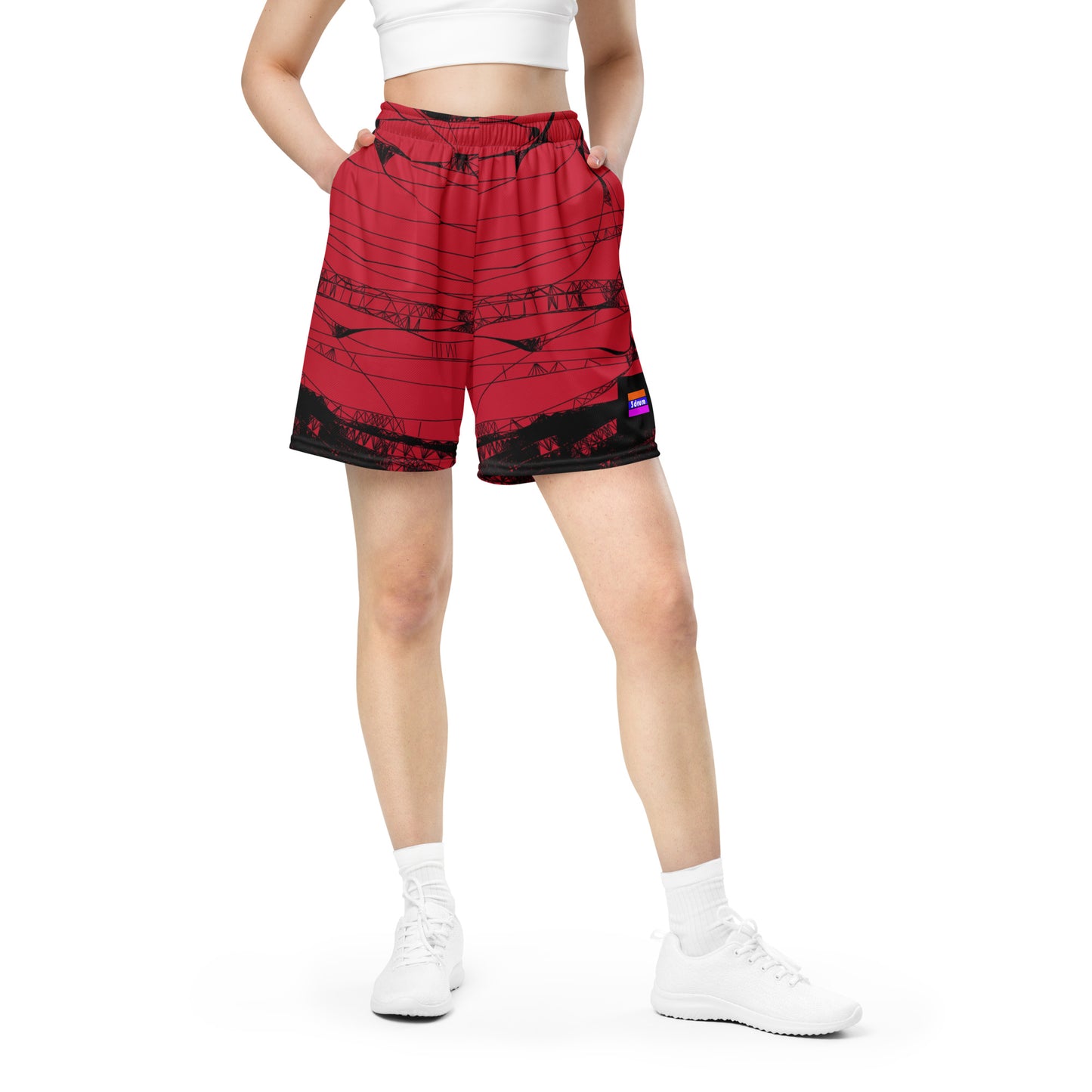 Shorts de malla unisex