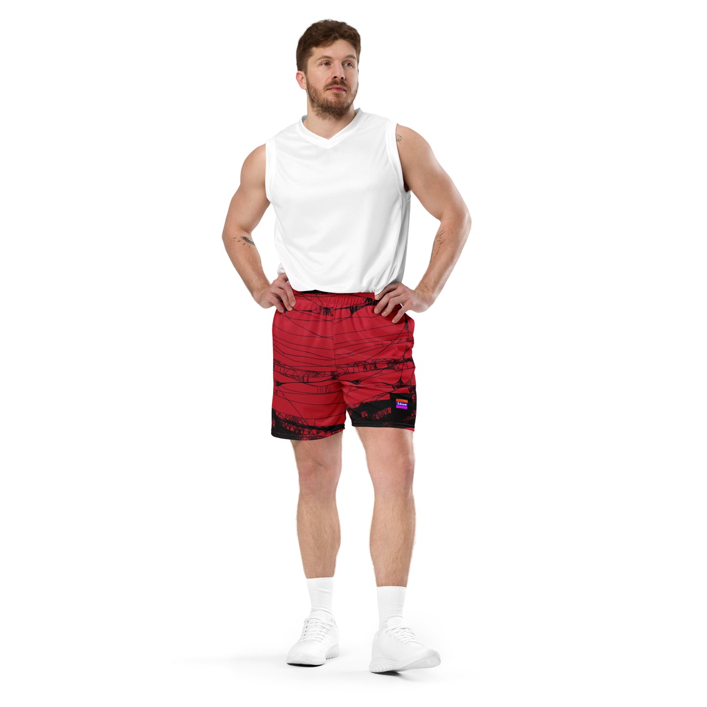 Shorts de malla unisex