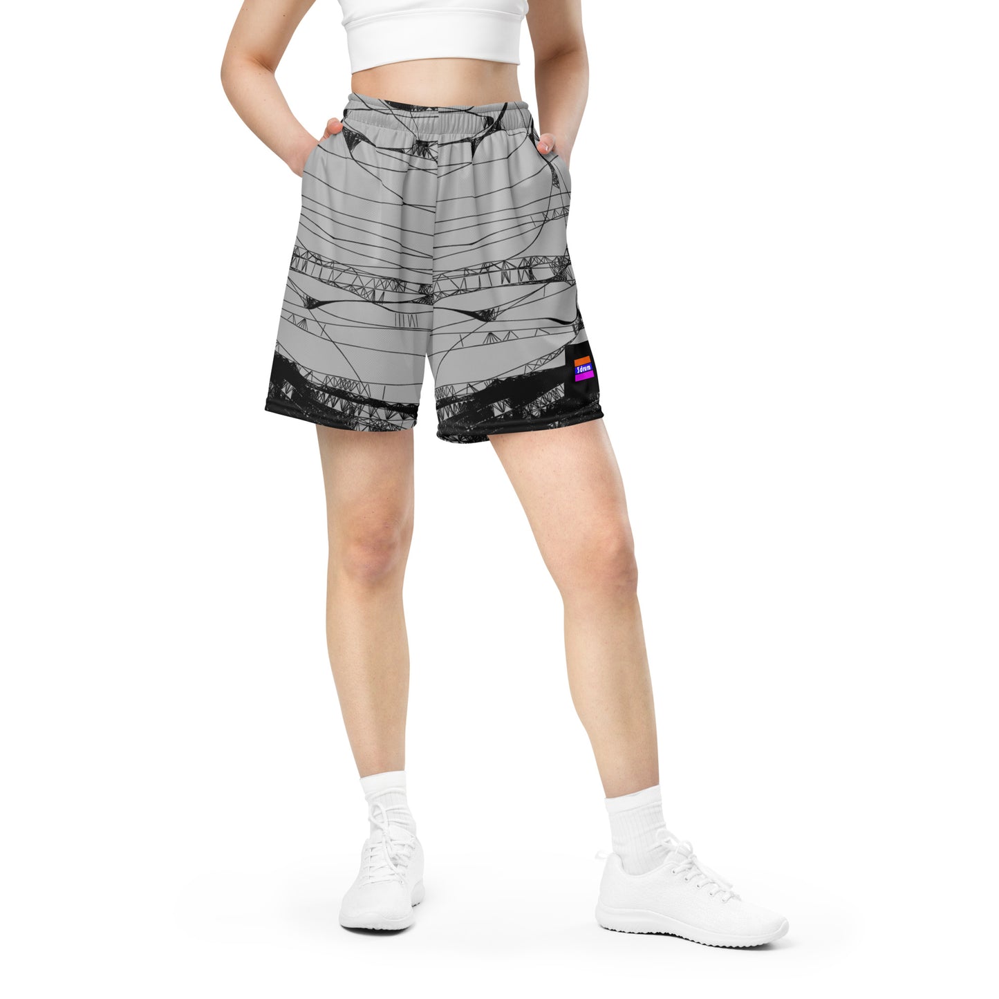 Shorts de malla unisex