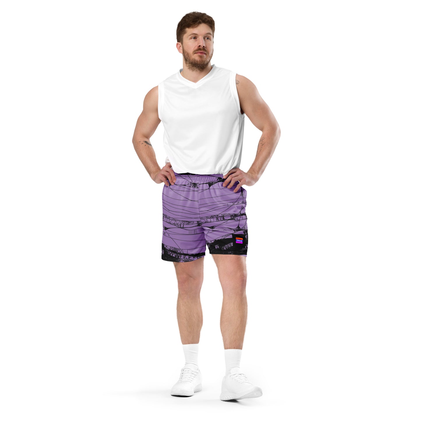 Shorts de malla unisex