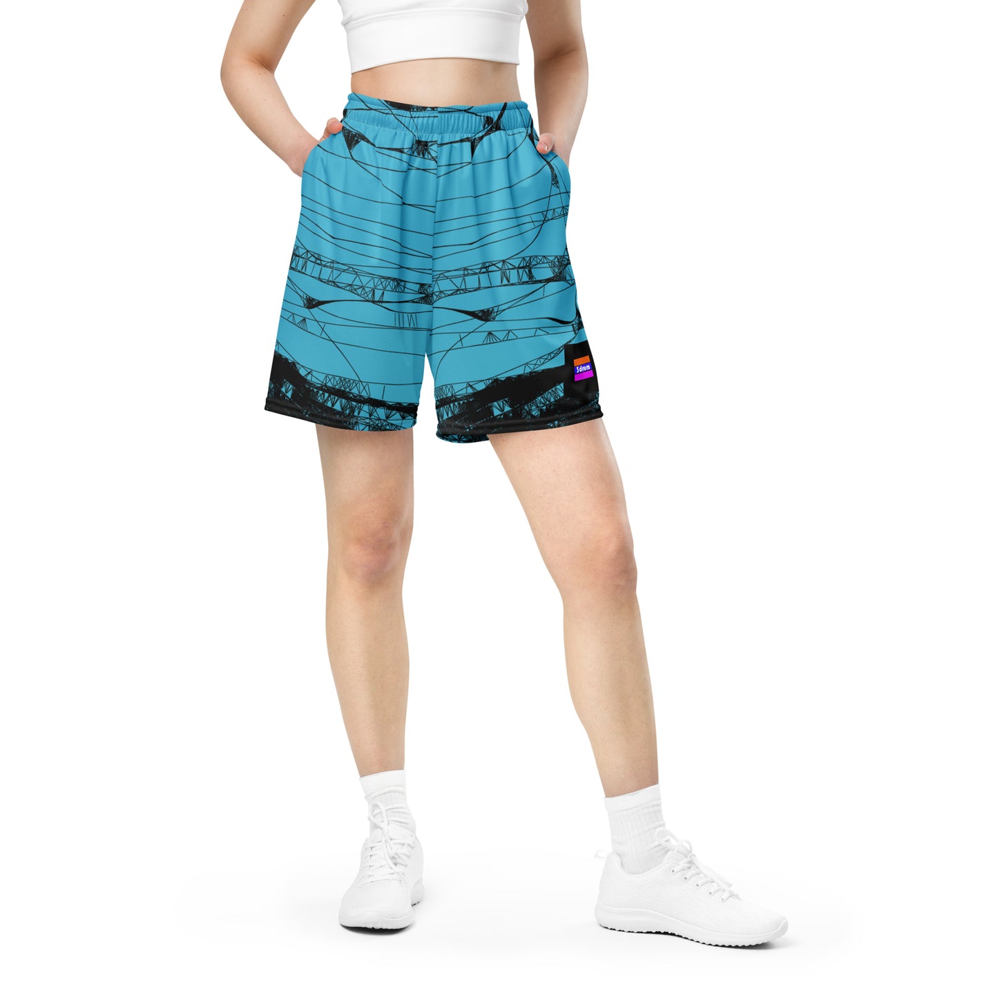 Shorts de malla unisex