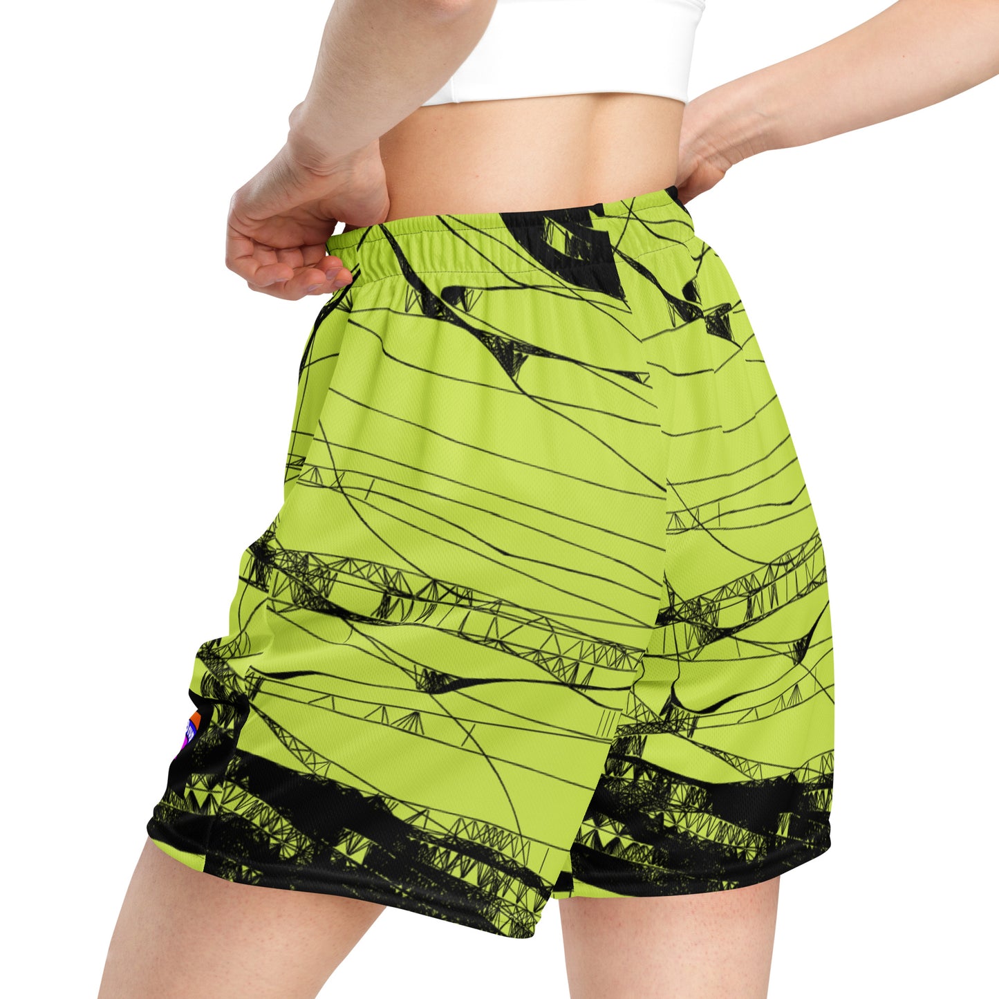 Shorts de malla unisex