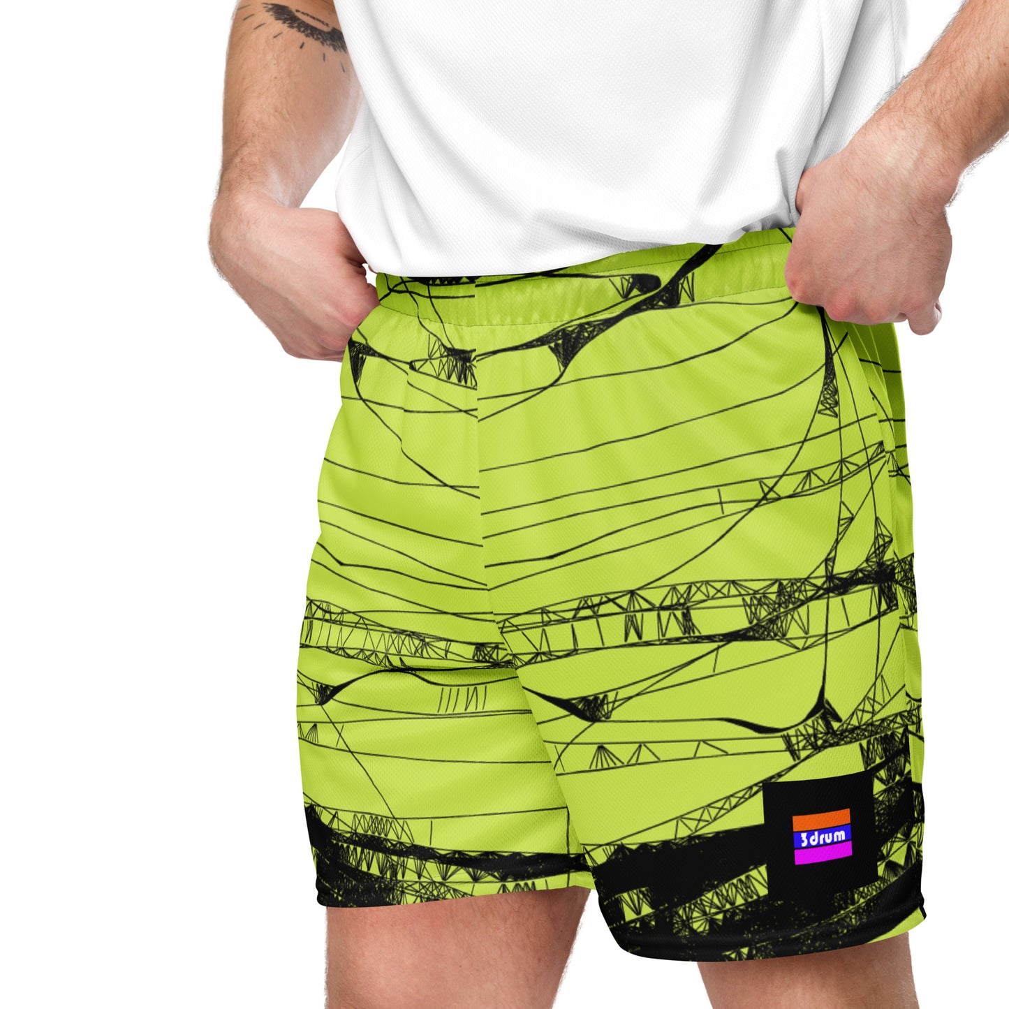 Shorts de malla unisex