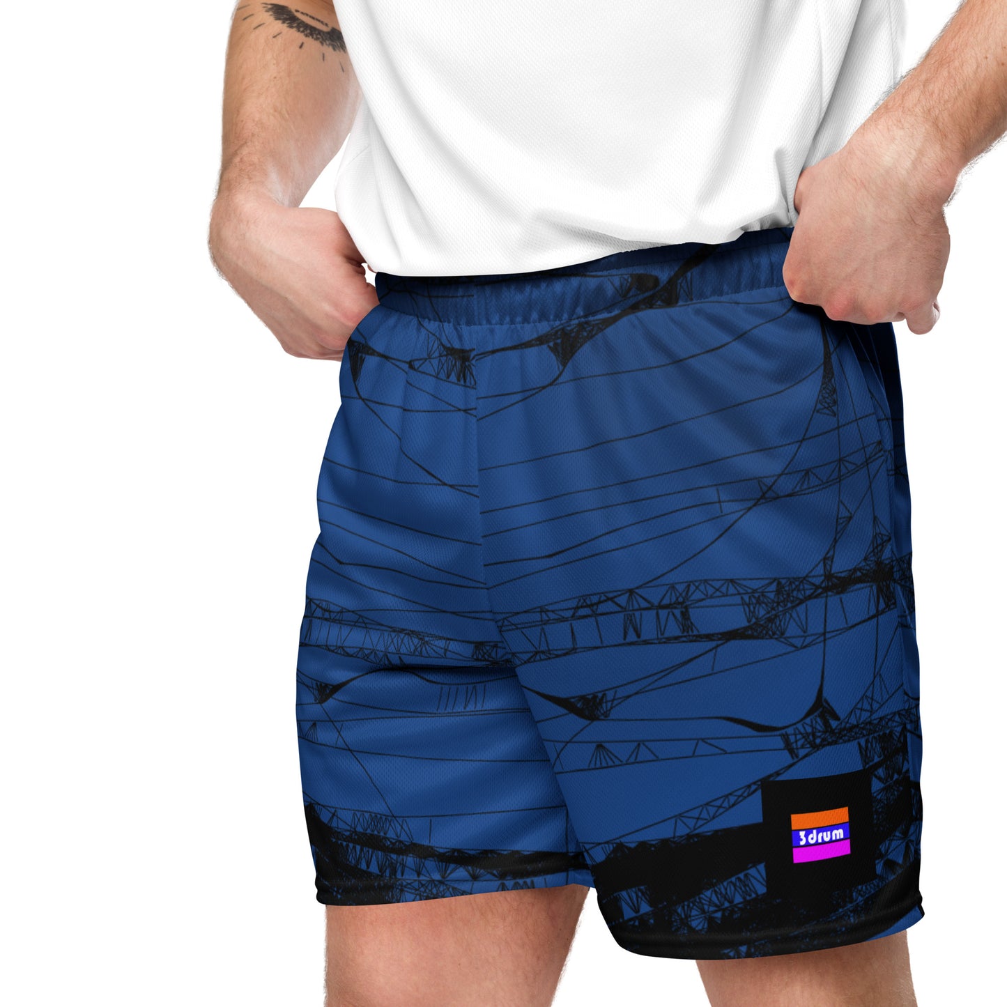 Shorts de malla unisex