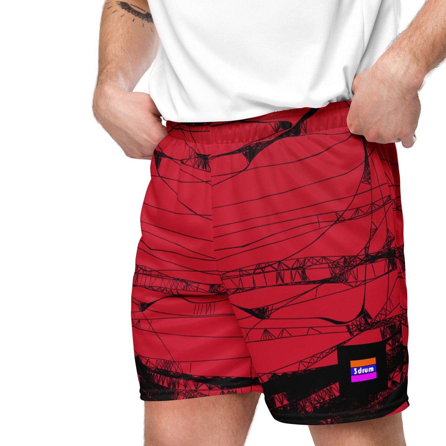 Shorts de malla unisex