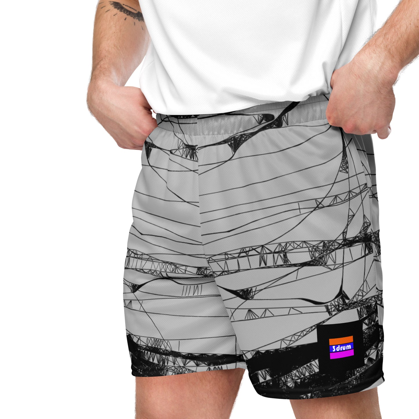 Shorts de malla unisex