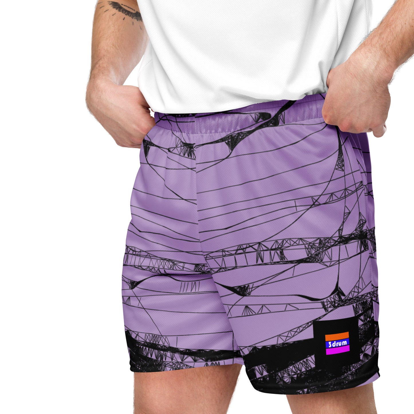 Shorts de malla unisex