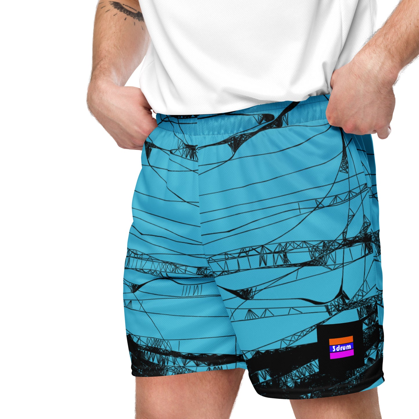 Shorts de malla unisex