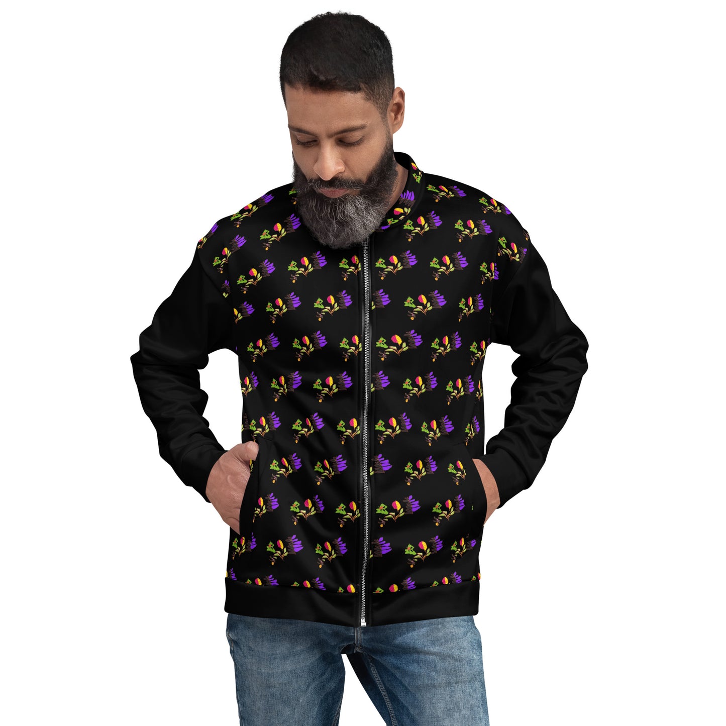 Chaqueta bomber all over unisex