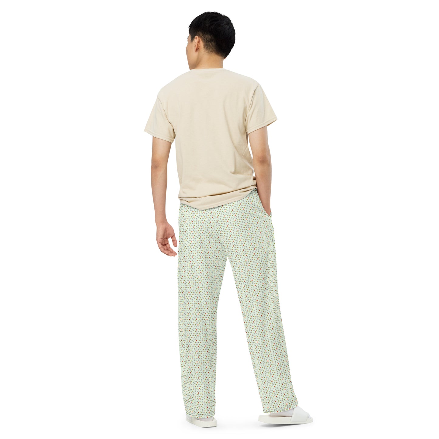 Pantalón ancho all over unisex