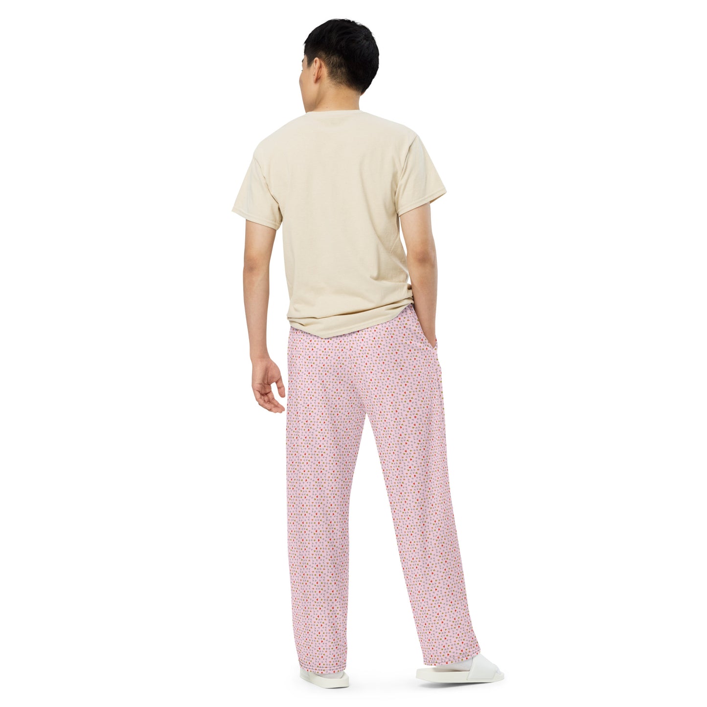 Pantalón ancho all over unisex