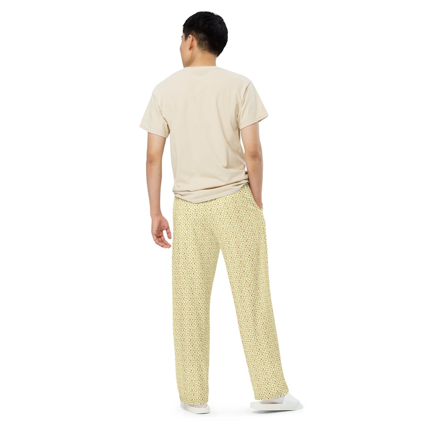 Pantalón ancho all over unisex