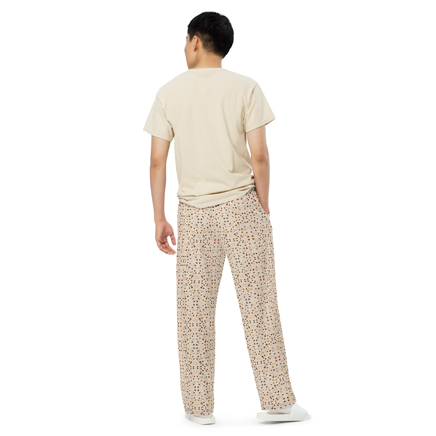 Pantalón ancho all over unisex