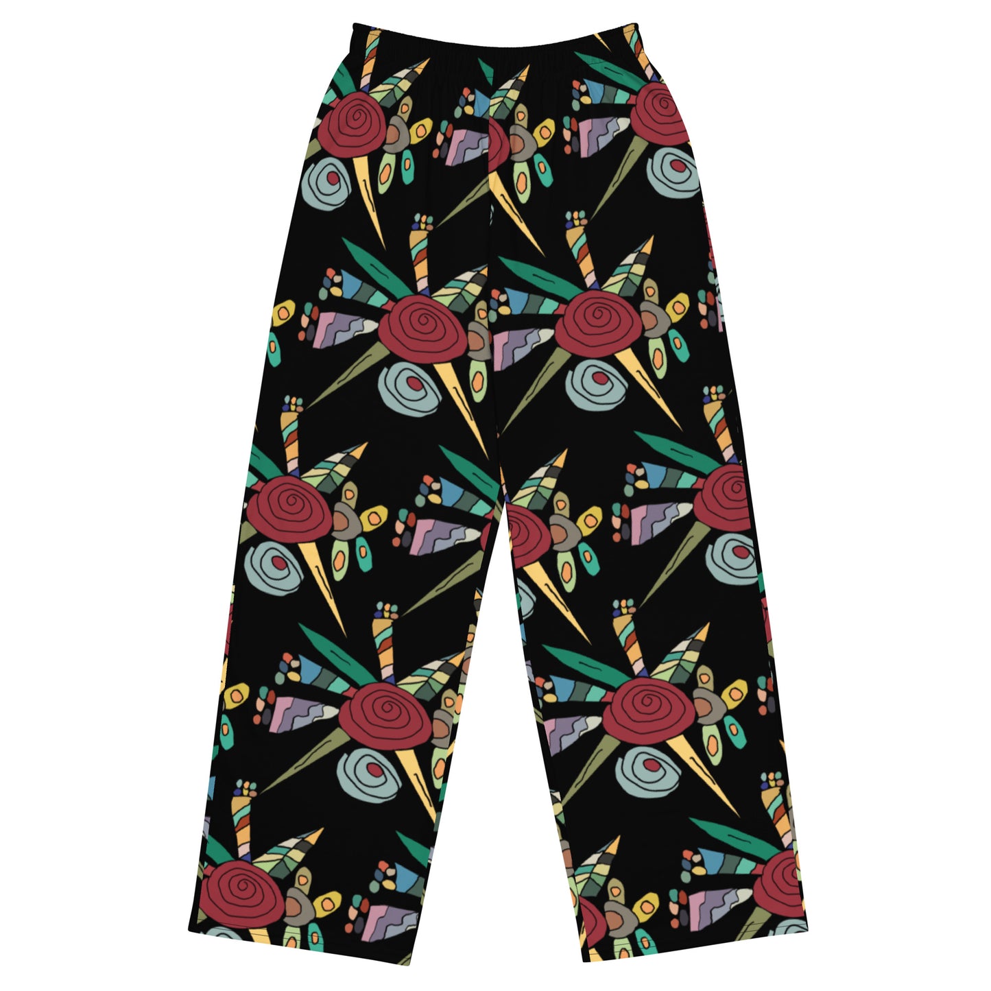 Pantalón ancho all over unisex