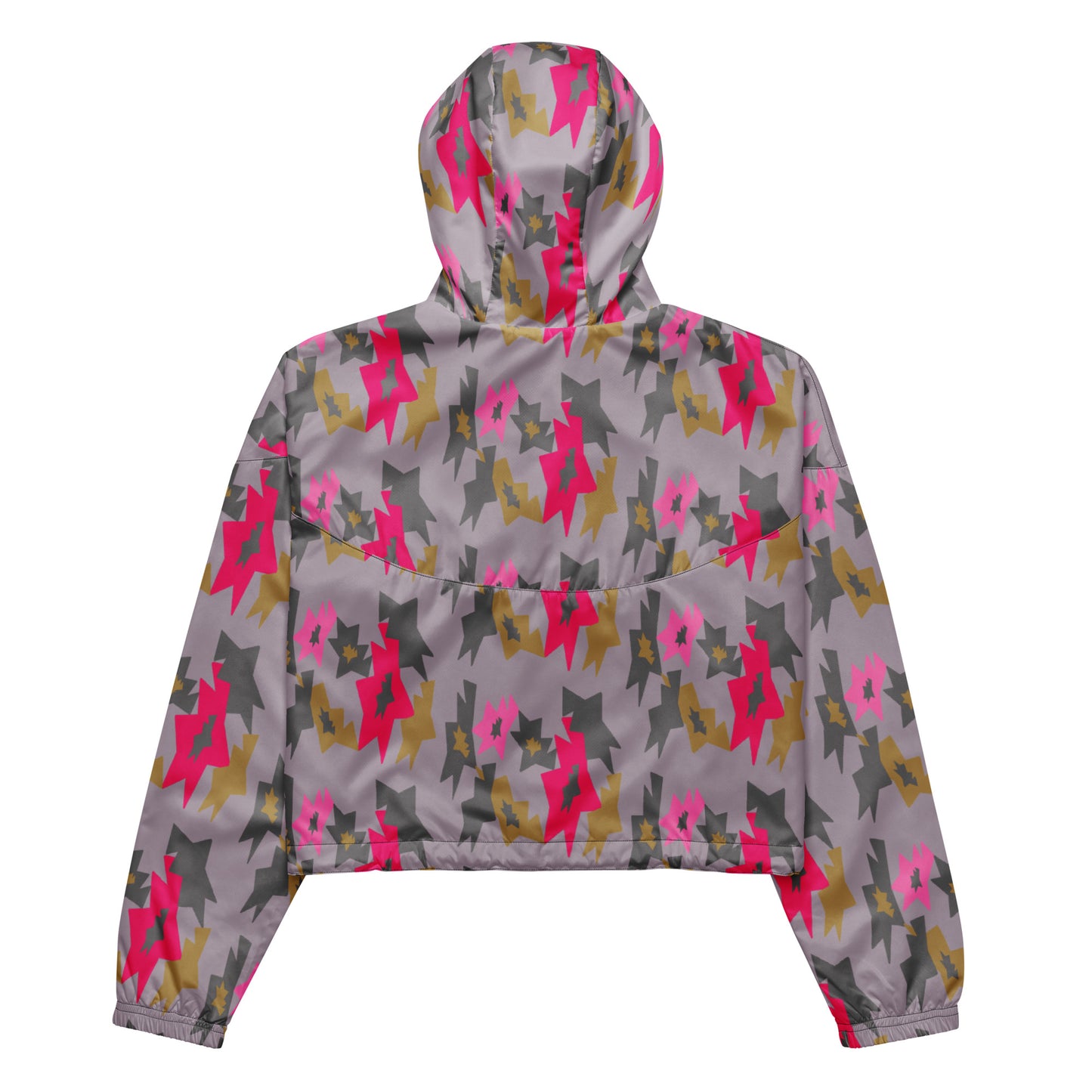 Crop windbreaker for women