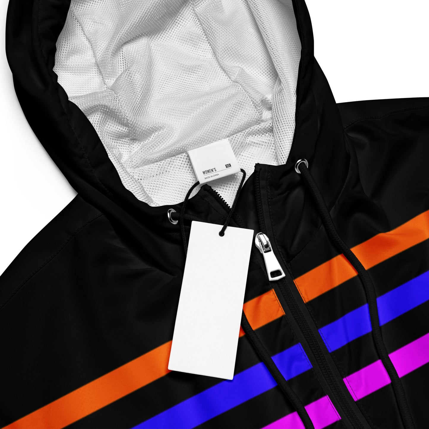 Crop windbreaker for women