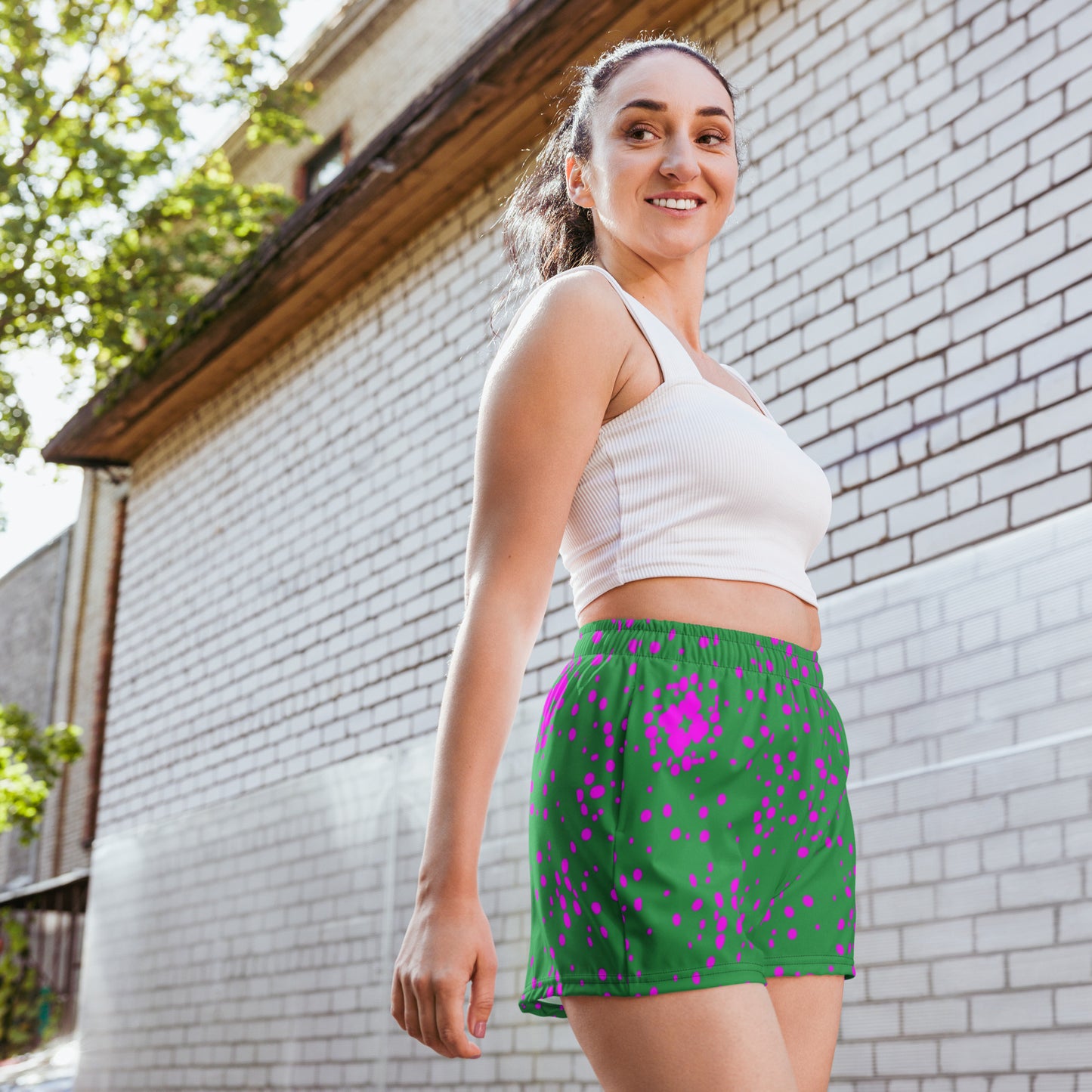 Shorts de deporte reciclados para mujer