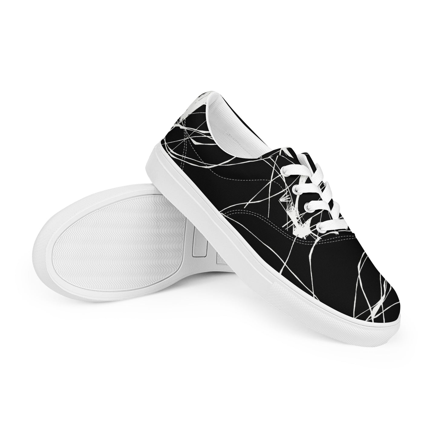 Zapatillas de lona con cordones para hombre