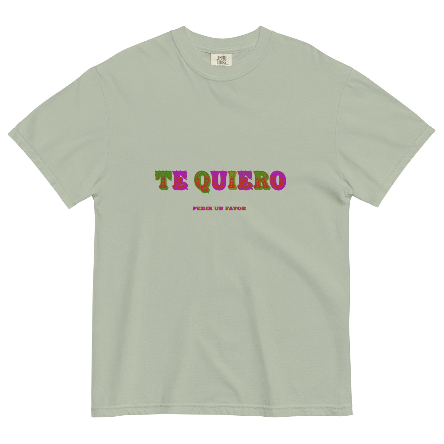 Camiseta gruesa teñida unisex