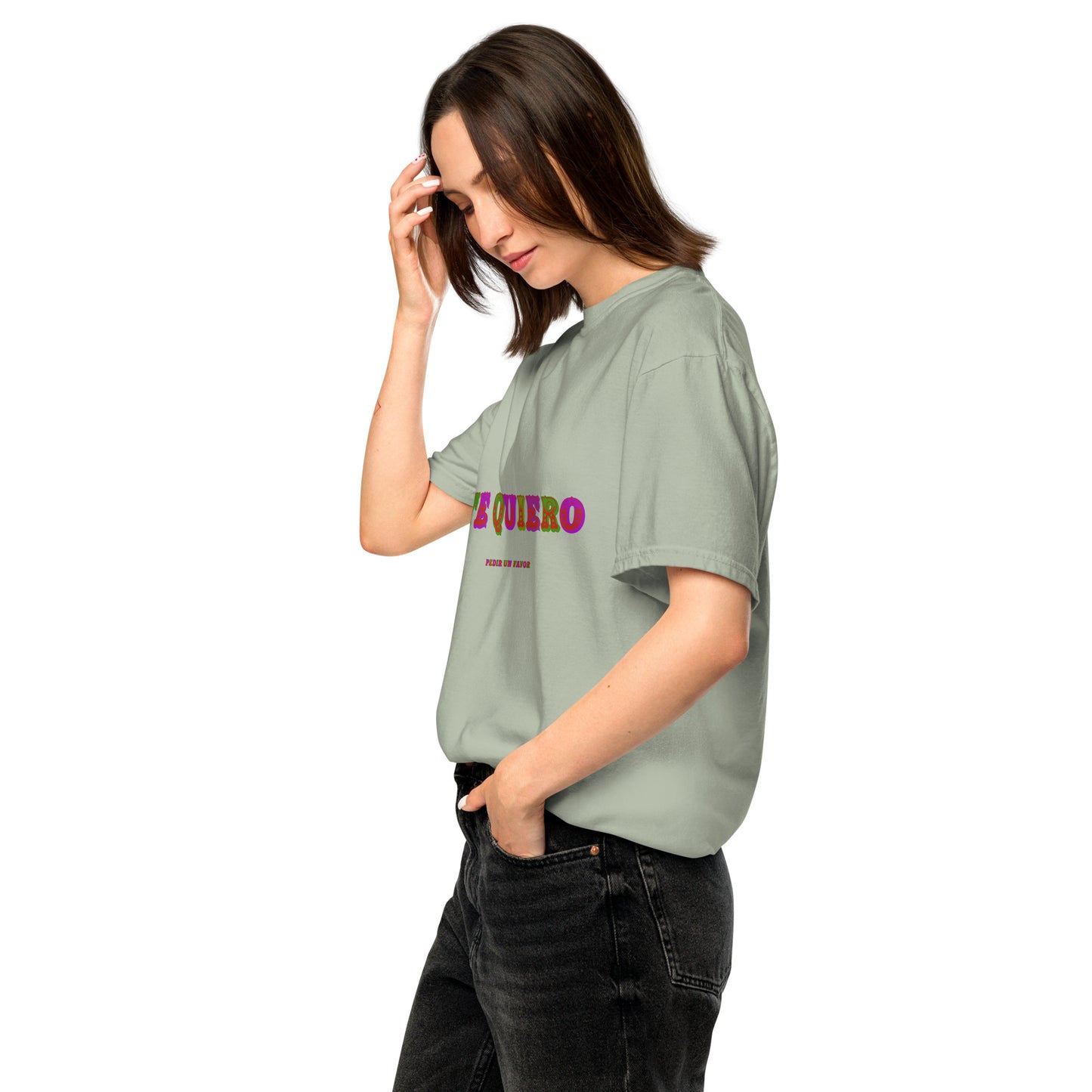 Camiseta gruesa teñida unisex