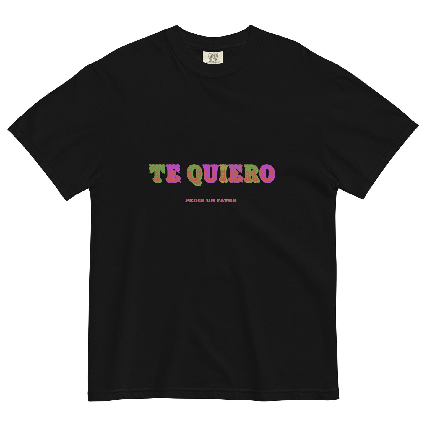 Camiseta gruesa teñida unisex