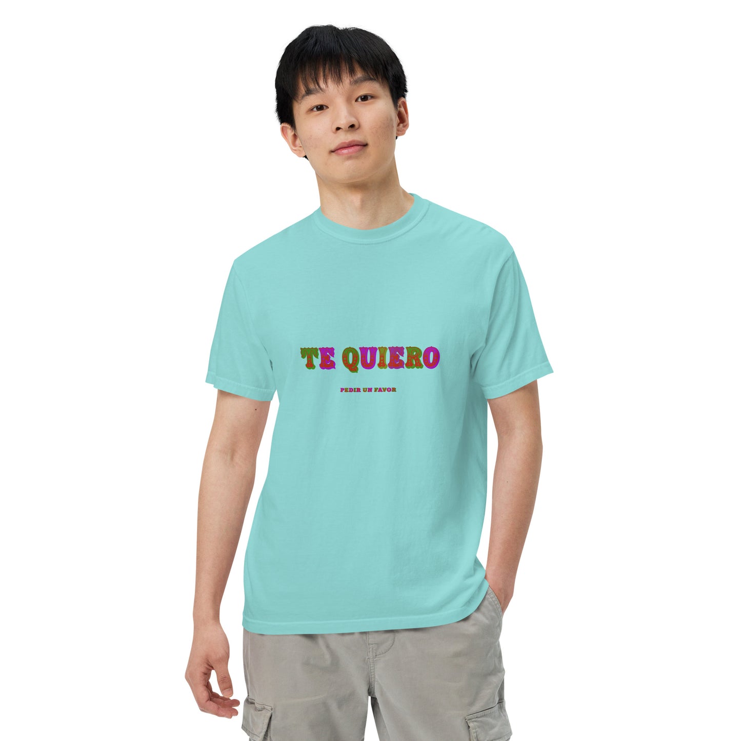 Camiseta gruesa teñida unisex