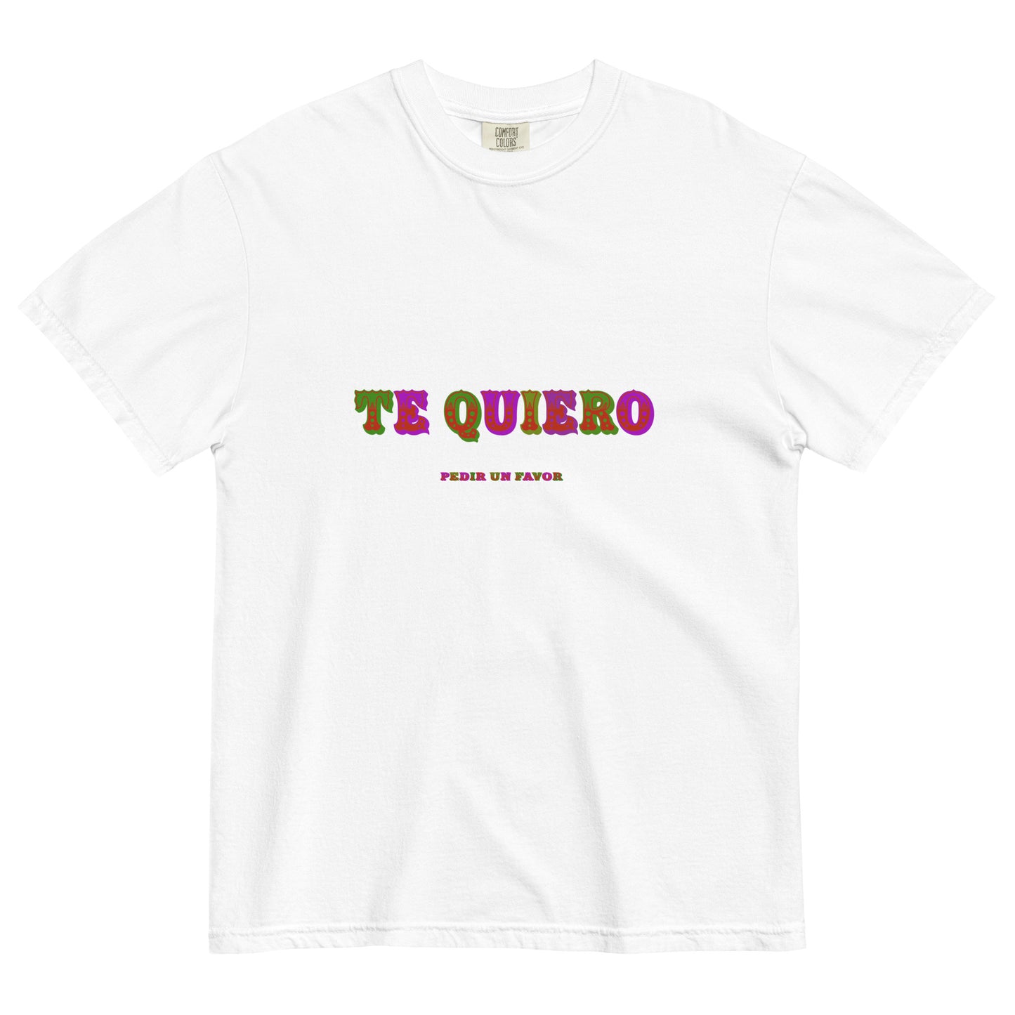 Camiseta gruesa teñida unisex