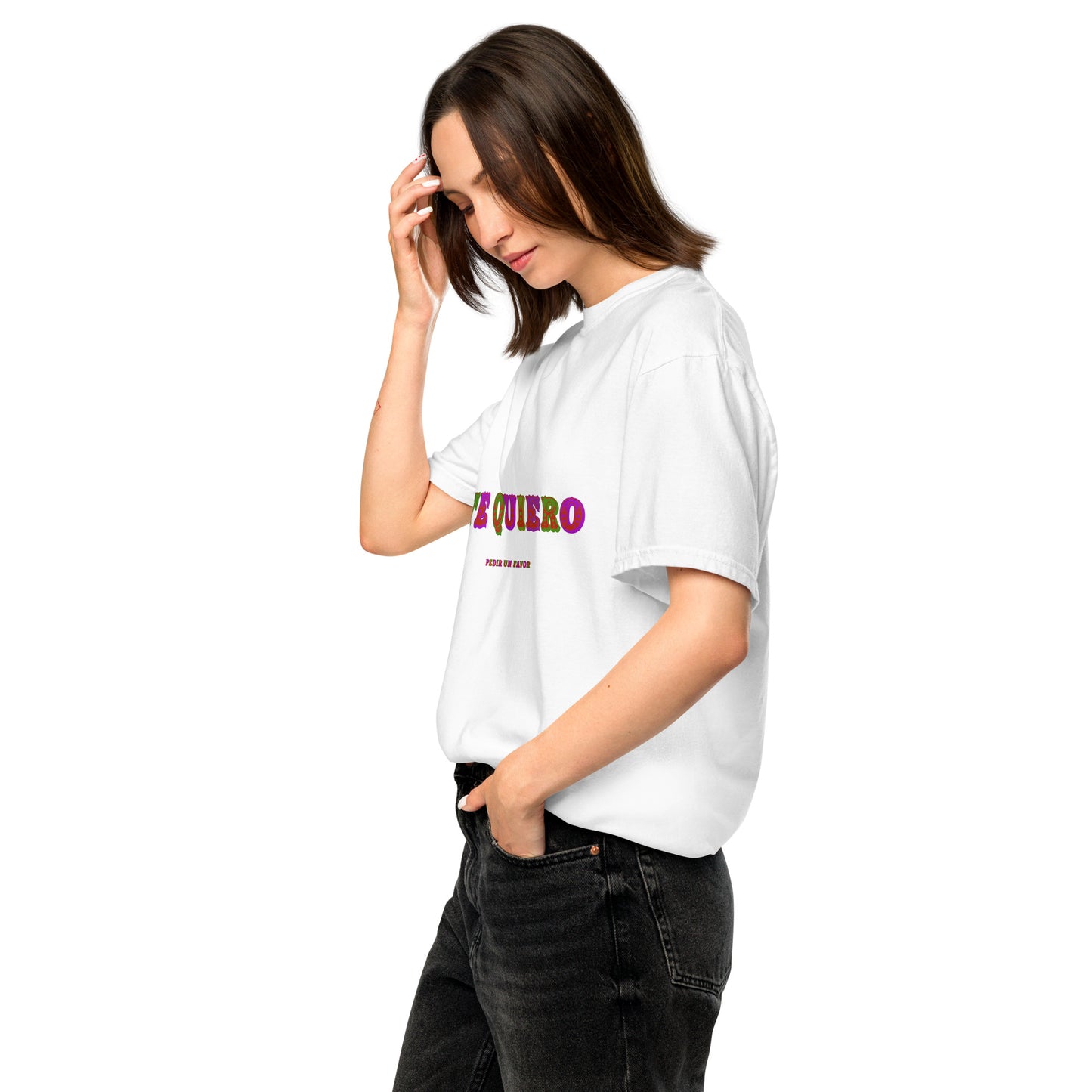 Camiseta gruesa teñida unisex