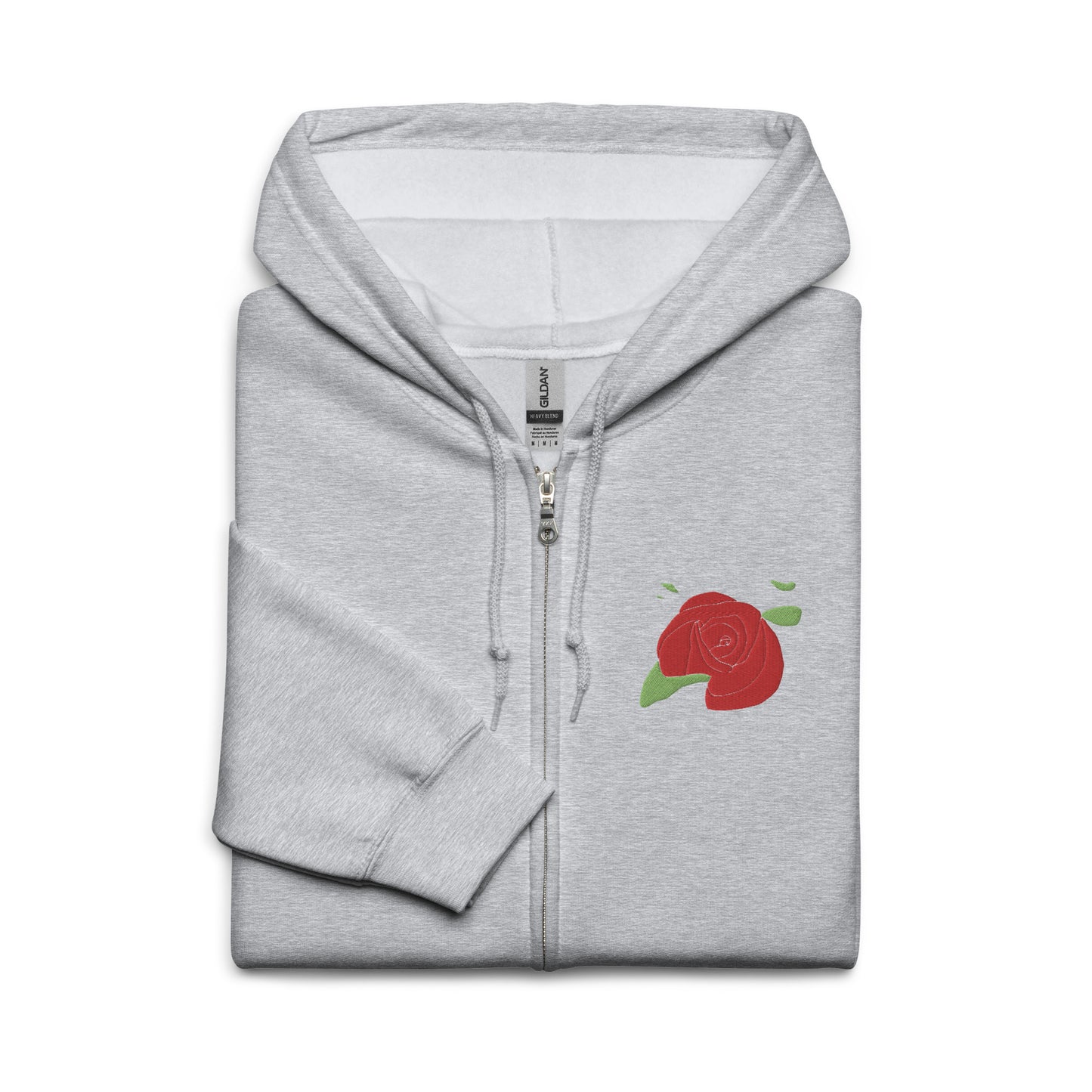 Sudadera gruesa unisex con capucha y cremallera