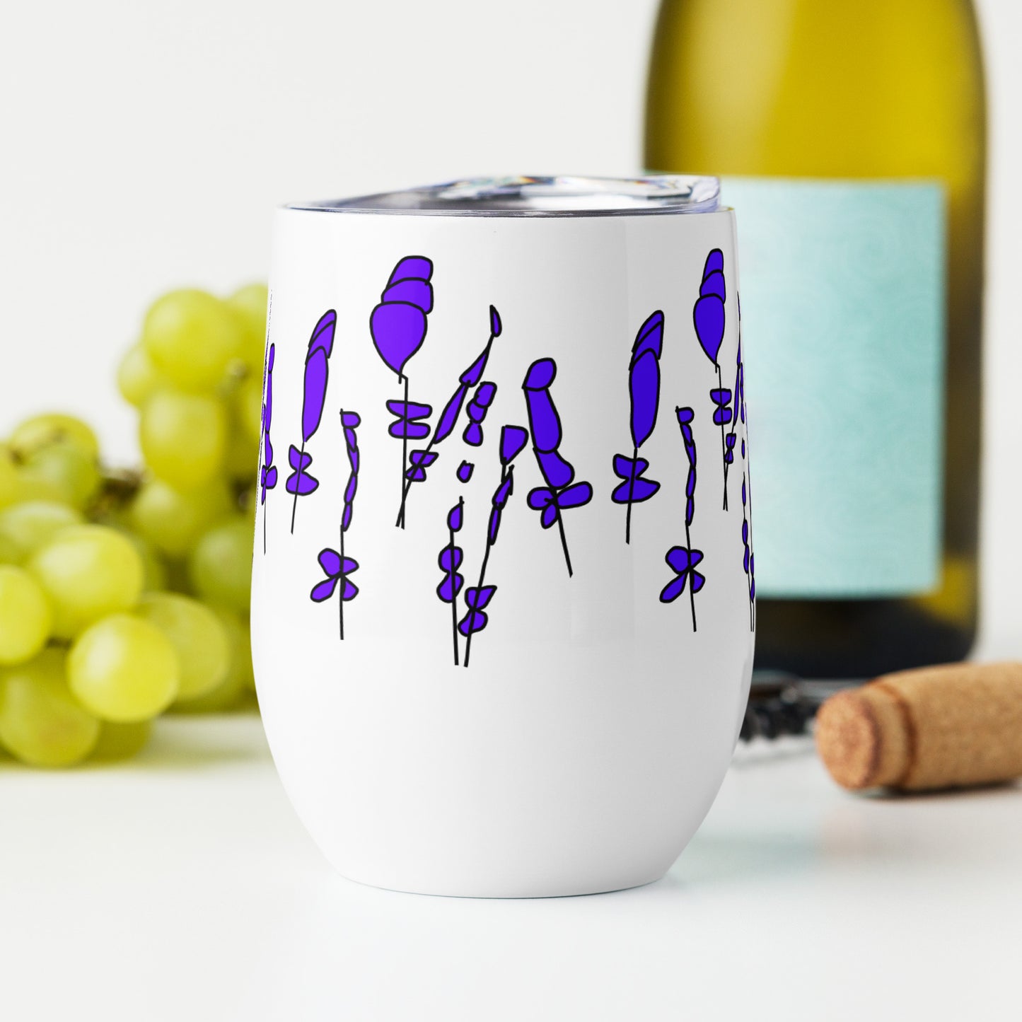 Vaso de vino/bebidas acero inox